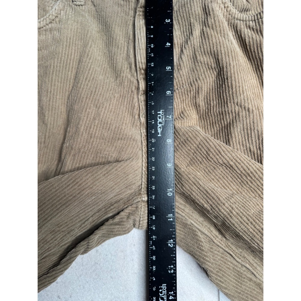 Volcom Billow Tapered Corduroy Pants Mens 27 Tan Khaki Loose Fit Skateboarding - Picture 2 of 14